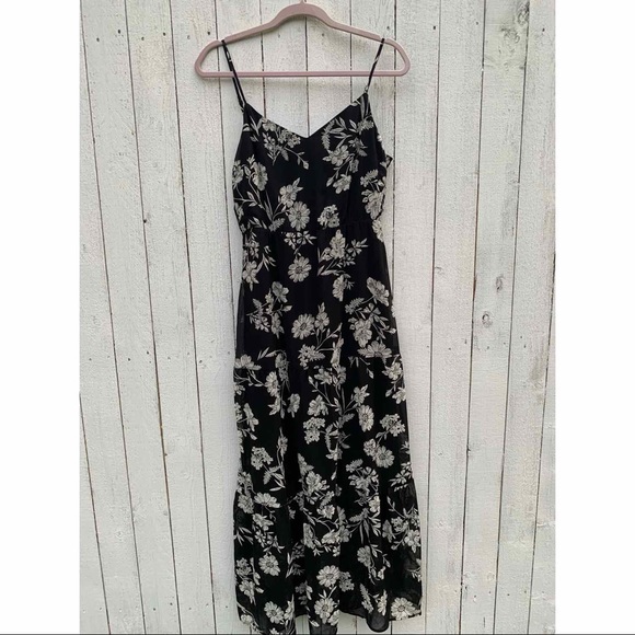 J. Crew Dresses & Skirts - Black floral maxi dress